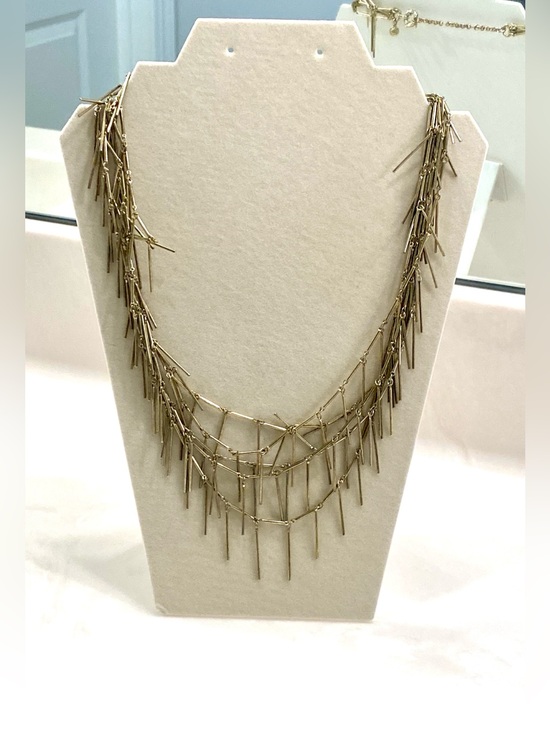 J. Crew Jewelry - J. Crew Gold Multi-Strand Dangling Bar Necklace